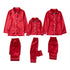 Family Matching Long Sleeve Satin Sleepwear Set childrensterritory