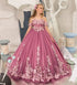 Fully Tiered Backless Ruffles Flower Tulle Dress/Gown childrensterritory