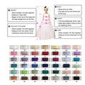 Girl's Puffy Tulle Long Trail Wedding/Party Dress/Gown childrensterritory
