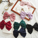 Girls Three Layers Big Barrette Bows Hair-clips childrensterritory