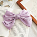 Girls Three Layers Big Barrette Bows Hair-clips childrensterritory