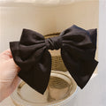 Girls Three Layers Big Barrette Bows Hair-clips childrensterritory