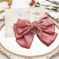 Girls Three Layers Big Barrette Bows Hair-clips childrensterritory