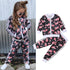 Kids Girls Floral Print Sweatshirt & Pants Set | Tracksuit childrensterritory