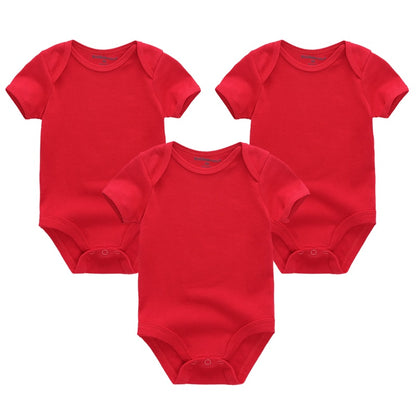 3 Pieces Baby Unisex Cotton Rompers/Jumpsuits childrensterritory