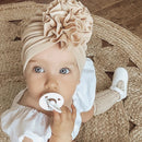 Baby Girl Donut Beanie Warm Flower Headwrap childrensterritory