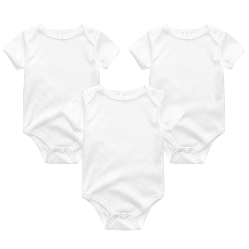3 Pieces Baby Unisex Cotton Rompers/Jumpsuits childrensterritory
