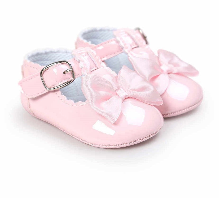 PU leather Baby Girls First Walkers Party Shoes childrensterritory