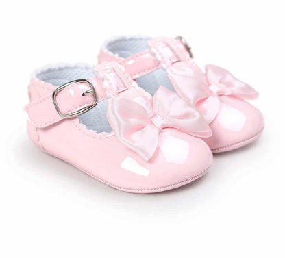 PU leather Baby Girls First Walkers Party Shoes childrensterritory