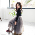 Fluffy Gauze Base Velvet Winter Princess Dress for Kids Girls childrensterritory