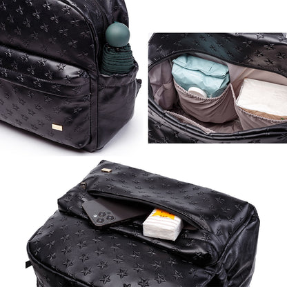 3D Star Pattern Large Capacity Diaper Bag childrensterritory