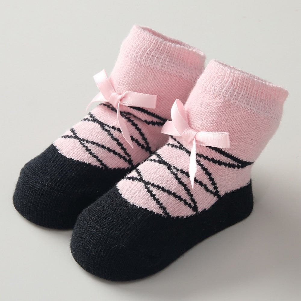 Cute Pattern Cotton Infants Socks Baby Girls Princess Socks childrensterritory