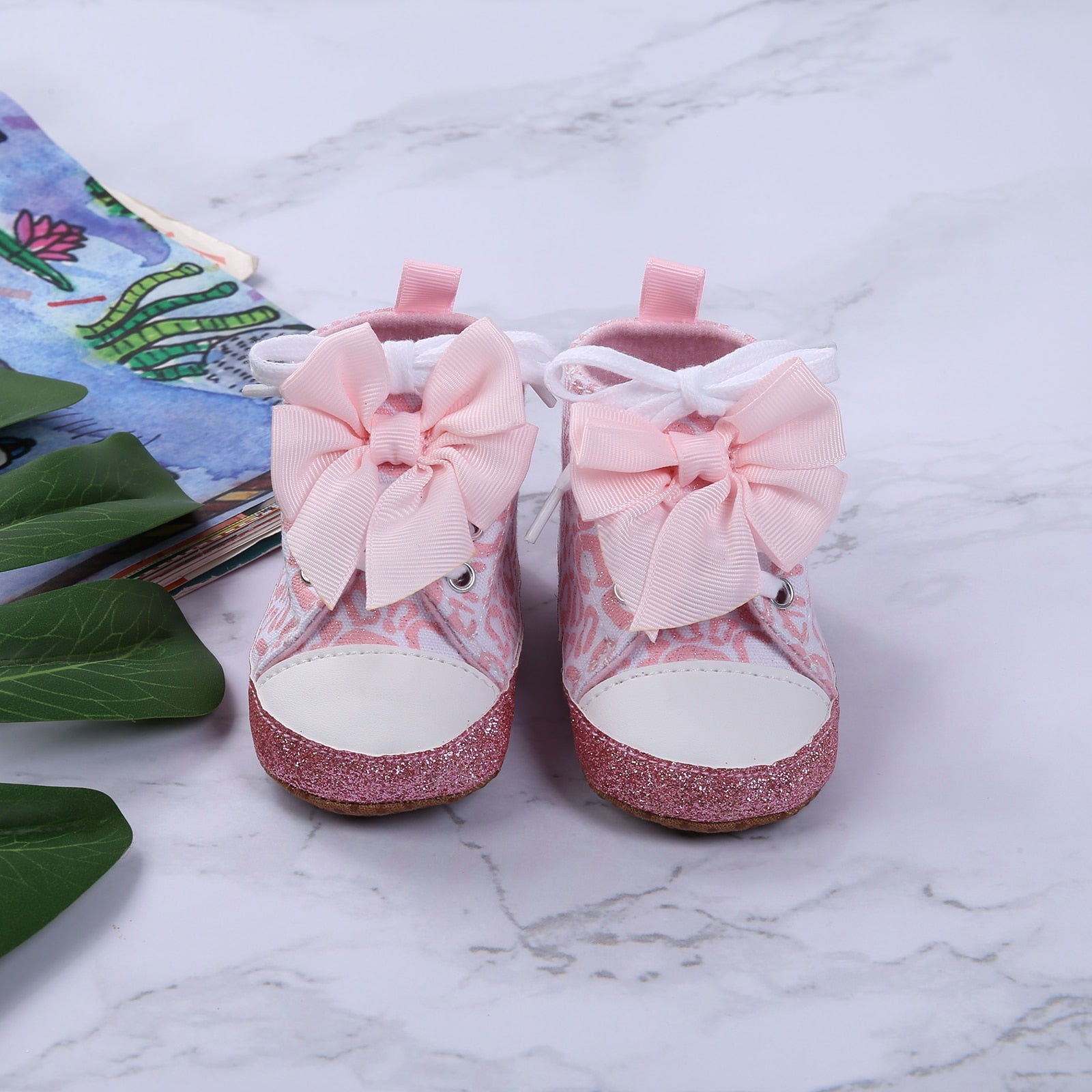Newborn Girl Printed First Walker Shoes childrensterritory