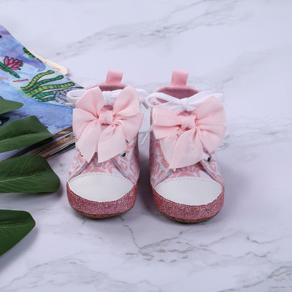 Newborn Girl Printed First Walker Shoes childrensterritory