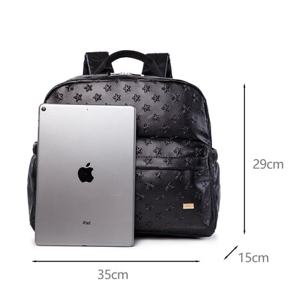 3D Star Pattern Large Capacity Diaper Bag childrensterritory