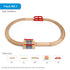 Wood Train Track Railway Toy Set for Kids childrensterritory