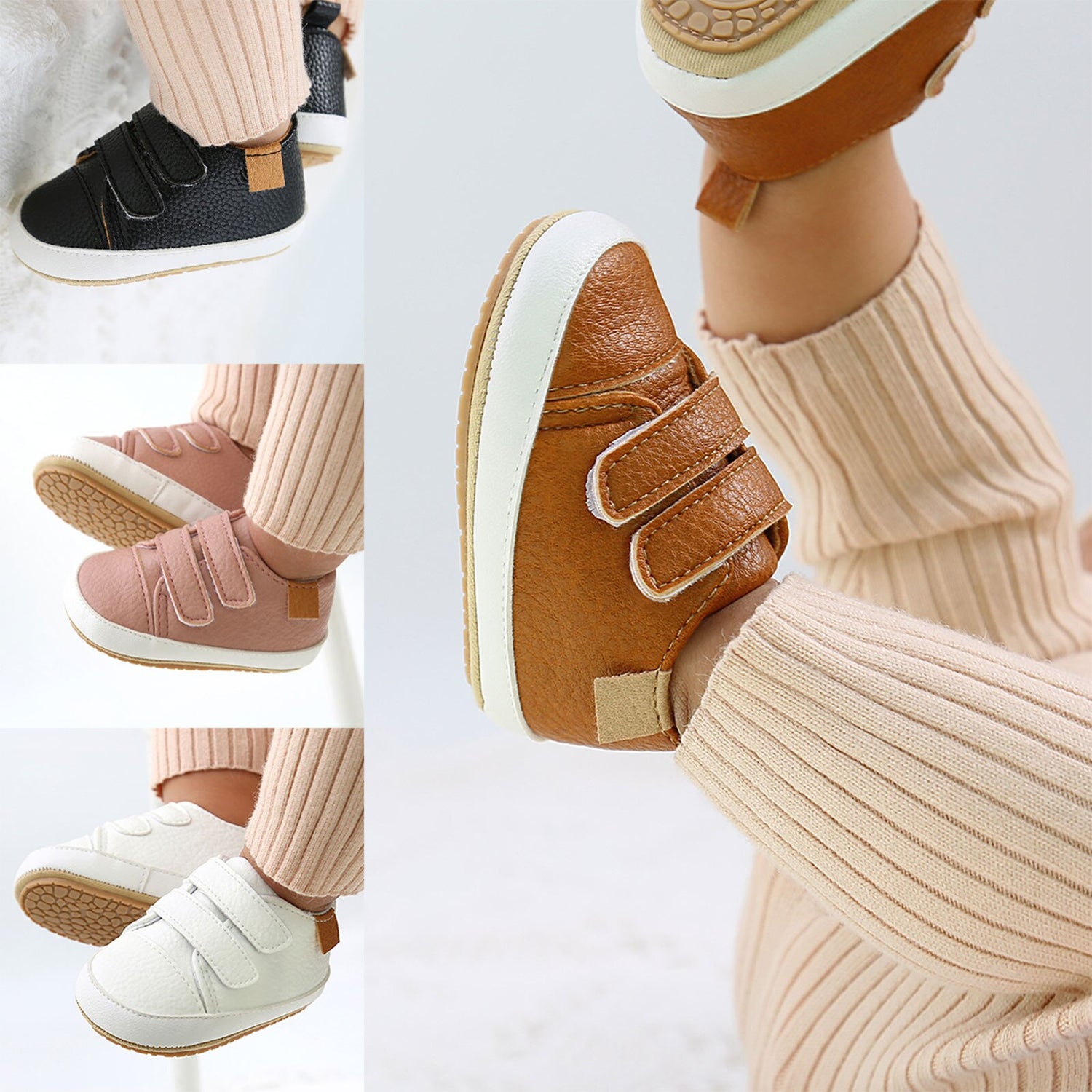 Newborn Girl Boy Soft Buckle Strap Casual Shoes childrensterritory