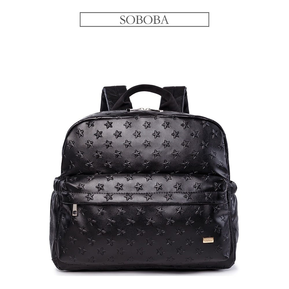 3D Star Pattern Large Capacity Diaper Bag childrensterritory