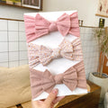3Pcs/Lot Bow Knot Elastic Hair Bands for Baby Girls childrensterritory