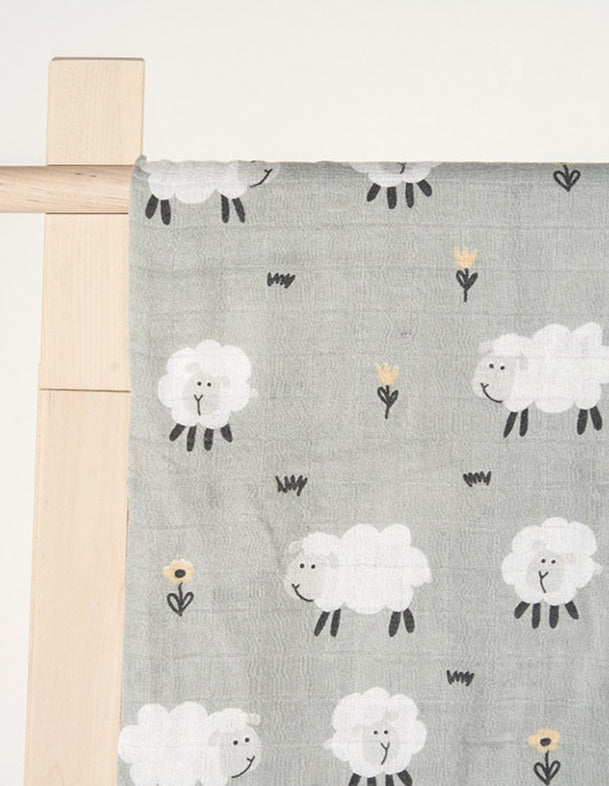 Bamboo Muslin Cotton Baby Swaddle/Wraps childrensterritory