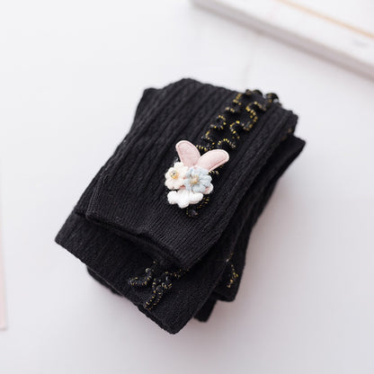 Baby/Kids Girls Warm Knitted Tights/Leggings childrensterritory