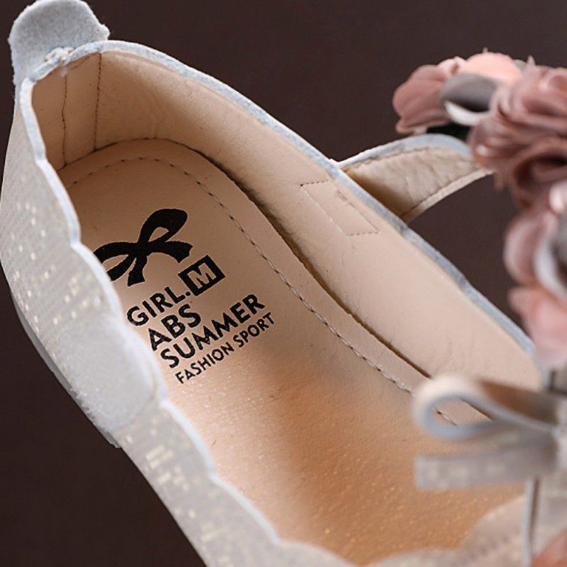 Kids Girls Flats Lace Flower Princess Party Shoes childrensterritory