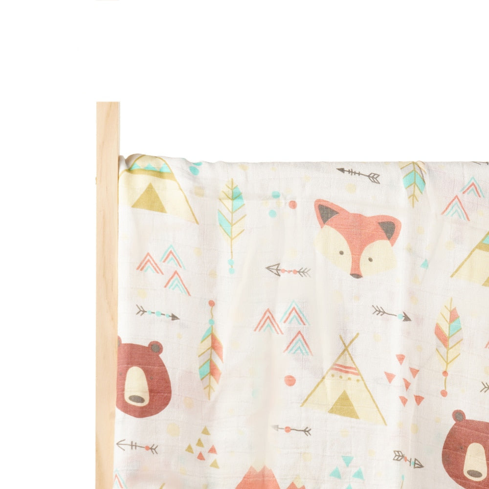 Bamboo Muslin Cotton Baby Swaddle/Wraps childrensterritory