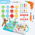 Kids 3D Puzzle Toys | Drill Screw Nut Pretend Play Tool Set childrensterritory