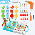 Kids 3D Puzzle Toys | Drill Screw Nut Pretend Play Tool Set childrensterritory