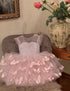 3D Butterflies Pearls Top Princess Dress For Baby/Kids Girls childrensterritory