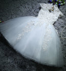Kids Girls Pearls/Beads Decorated Christening Dresses childrensterritory
