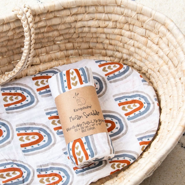 Printed Muslin Swaddle/Blanket for Baby childrensterritory