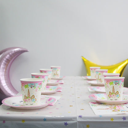 Kids Unicorn Theme Birthday Party Decorations Set childrensterritory