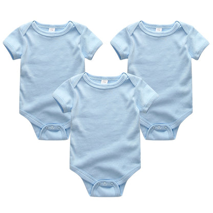 3 Pieces Baby Unisex Cotton Rompers/Jumpsuits childrensterritory