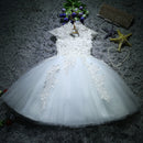 Kids Girls Pearls/Beads Decorated Christening Dresses childrensterritory