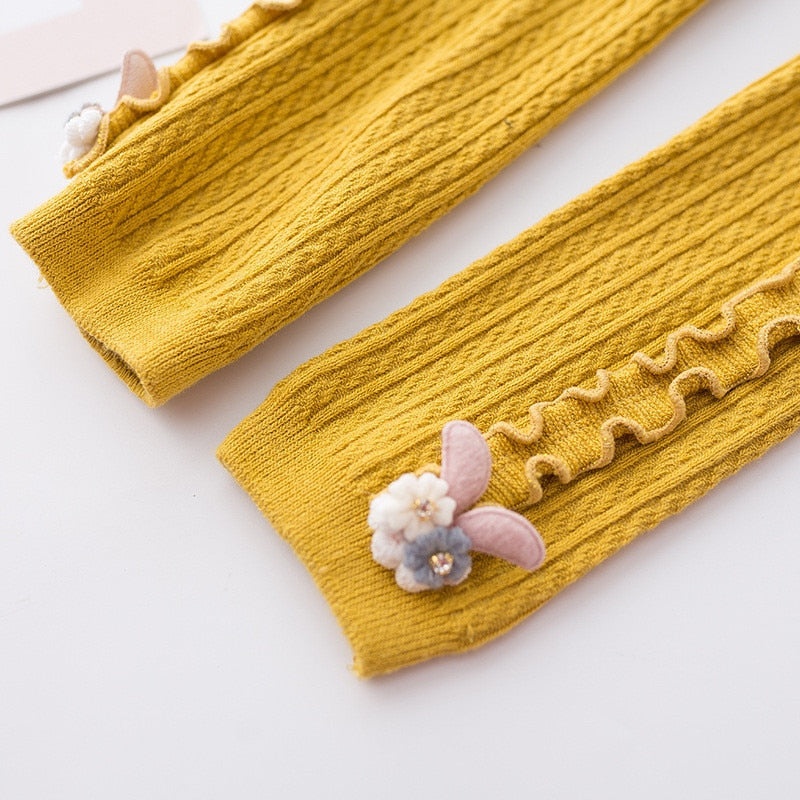 Baby/Kids Girls Warm Knitted Tights/Leggings childrensterritory