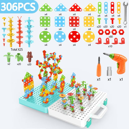 Kids 3D Puzzle Toys | Drill Screw Nut Pretend Play Tool Set childrensterritory