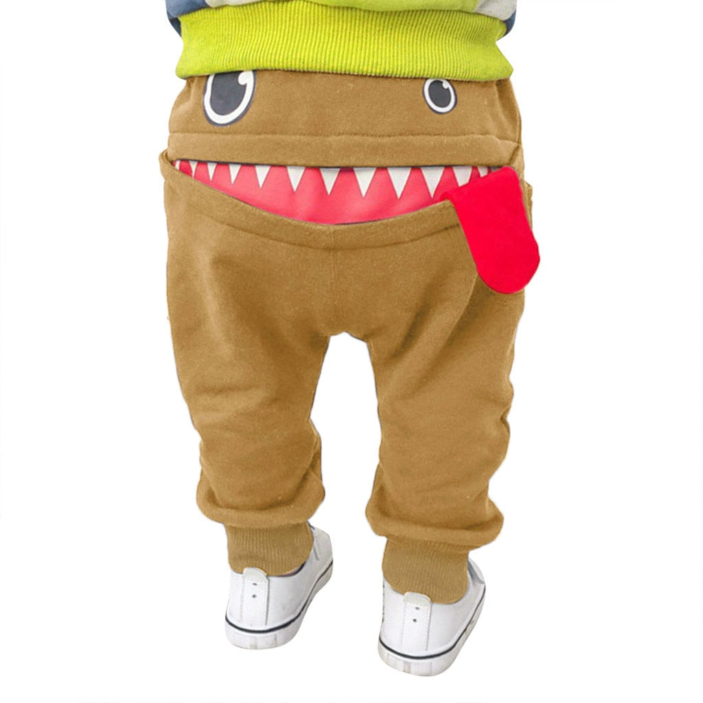 Baby Boys/Girls Cartoon Shark Trousers/Pants childrensterritory