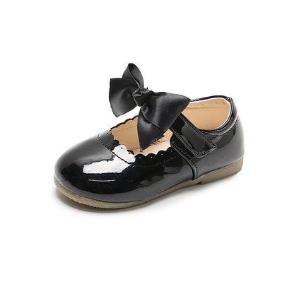 Baby/Kids Girls Bow Patent Leather Princess Shoes childrensterritory