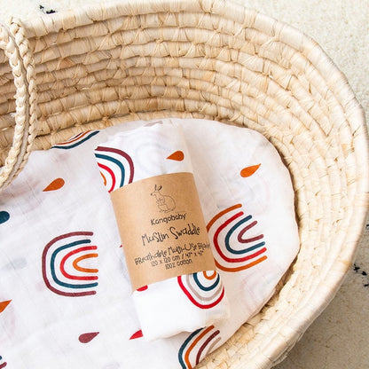 Printed Muslin Swaddle/Blanket for Baby childrensterritory