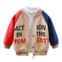 Baby/Kids Letter Cartoon Print Zipper Jacket for Boy childrensterritory