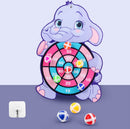 Cartoon Animal Dart Board Game with Sticky Balls for Kids childrensterritory