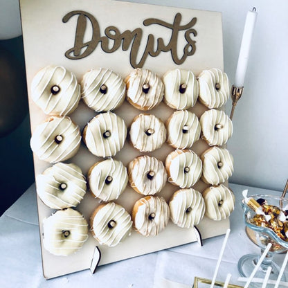 Wooden Donut Wall/Stand for Party Decoration childrensterritory