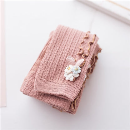 Baby/Kids Girls Warm Knitted Tights/Leggings childrensterritory