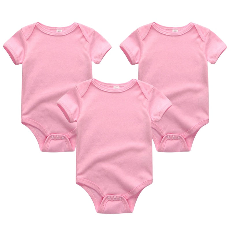 3 Pieces Baby Unisex Cotton Rompers/Jumpsuits childrensterritory