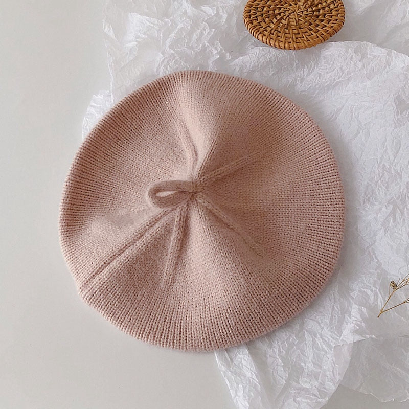 Baby/Kids Girls Warm Vintage Beret | Painter Cap childrensterritory