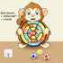 Cartoon Animal Dart Board Game with Sticky Balls for Kids childrensterritory