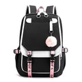 Kids/Teen Canvas School Bag/Backpack With USB Port childrensterritory