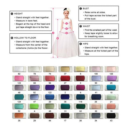 Lace Applique Pageant Flower Girls Dresses For Kids childrensterritory