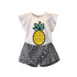 Kids Girls Trendy T-shirt + Pants Set | Summer Clothes childrensterritory